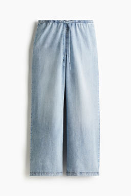 Pantal?n denim con cord?n de ajuste - H&m фото 5
