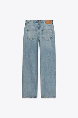 ZW COLLECTION RELAXED MID-WAIST JEANS - Zara фото 2