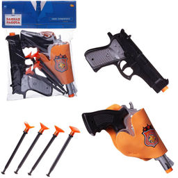 Игровой набор Abtoys Набор полицейский Важная работа (2 пистолета, кобура, 4 пули на присосках) фото 5