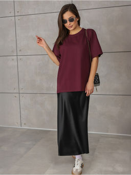 Футболка Базовая Шоколад женская - София фото 5