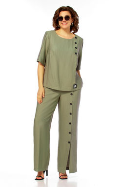 Костюм Olga Style С1022 хаки  фото 5