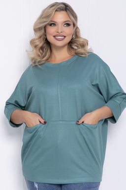 Блуза Мэрил (светло-зеленая) Б12360-18 - Lt collection фото 4