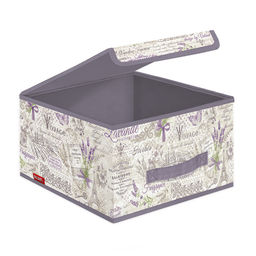 Короб стеллажный с крышкой, малый, 28*30*16 см Valiant  фото 47