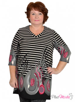 Туника Модель №761 размеры 44-84 - Plusmoda фото 5