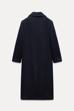 DOUBLE-BREASTED WOOL BLEND COAT ZW COLLECTION - Zara фото 2