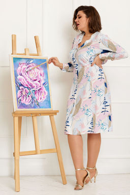 Платье BegiModa 1030-Р микс