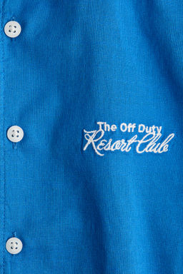Camisa resort de algod?n