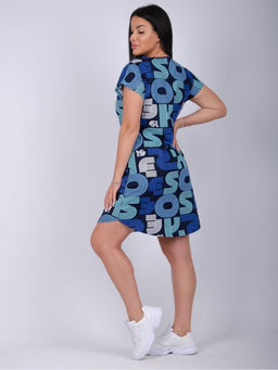 Туника "Душечка" василёк, трикотаж