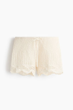 Shorts playeros efecto crochet - H&m фото 6