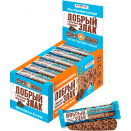 К-ф. Добрый злак Мульт батончик с молочн шоколадом 19г*24