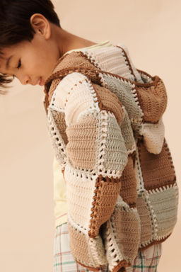 CHAQUETA PUNTO CROCHET CAPUCHA LIMITED EDITION / Multicolor - Zara фото 4