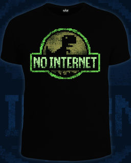 Футболка мужская NO INTERNET - Good фото 2