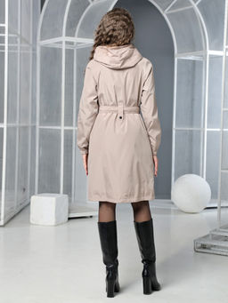 25133 Плащ бежевый - Dizzyway фото 3