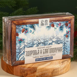 Подарочный набор новогодний Тайны матушки зимы: сбор трав 3 шт. ? 20 г, варенье из сосновых шишек, 100 мл. - Доброе здоровье фото 4