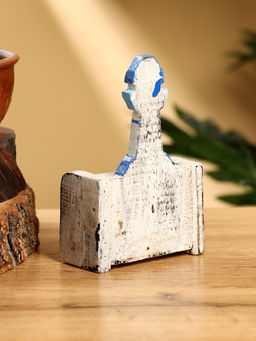 Календарь настольный Маяк, 7411 см, дерево, бело-синий - Simaland фото 3