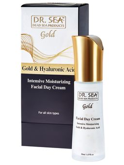 501 DS Серия GOLD Интенсивный увлажняющий дневной крем для лица с золотом и гиалуроновой кислотой 50 мл.