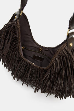 FRINGED TOTE BAG - Zara фото 6
