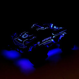 Джип радиоуправляемый Пикап, 4WD, управление жестами, работает от аккумулятора, цвет синий - Simaland фото 8