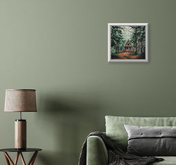 Набор для вышивания PANNA PS-7384 Домик в лесу 20 х 20 см