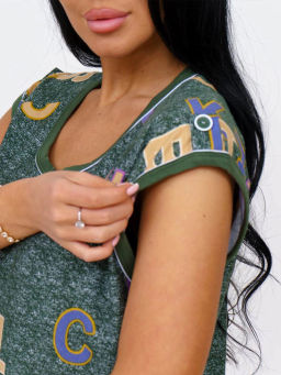 Халат женский, цвет зеленый