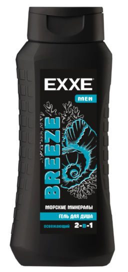 EXXE MEN гель д/душа 400мл 2в1 "Морские минералы" Breeze