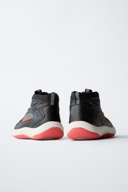 SPORTY HIGH-TOP SNEAKERS