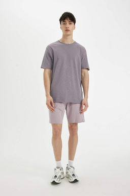 Slim Fit Dar Kesim Dar Paca Cepli Basic Duz Sort - Defacto фото 6