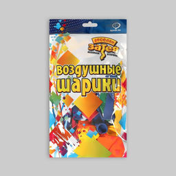 Шар латексный 12" "ДР бабочки и сердцами", шелкография,  набор 25 шт.