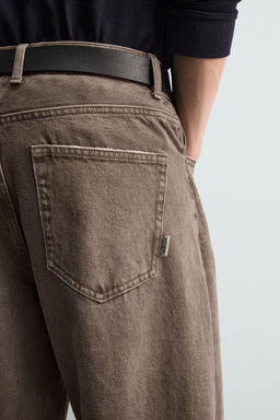 PANTAL?N BARREL FIT / Marr?n - Zara фото 7