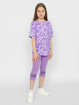 CRB wear/CSJG 70391-45-378 Бриджи для девочки,лаванда/Ex.Cherubino  фото 2