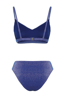 TRENDYOLMILLA Saks Bralette Simli Regular Core Bikini Tak?m? TBESS25BT00109 фото 15