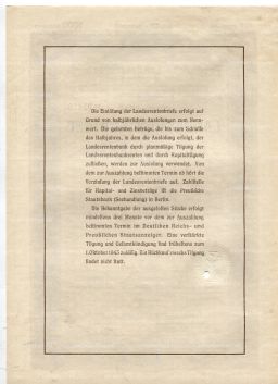 Облигация 4,5% 1000 рейхсмарок 1939 года Германия