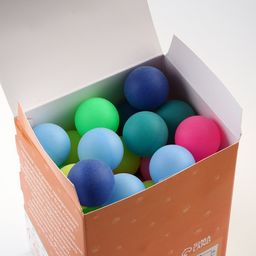 Цена за 60 шт. Шарики для кошек, 4 см (подходят для игровых комплексов), фасовка 60 шт, микс цветов - Пижон фото 4