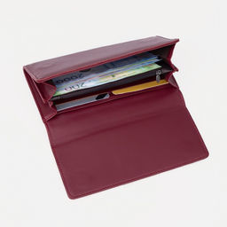 Кошелёк на магнитах, цвет бордовый - Simaland фото 4