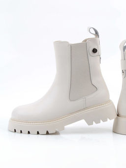 04-PAT17-2Z MILK Ботинки зимние женские (натуральная кожа, 100% шерсть)