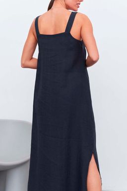 Сарафан длинный D010 1_DGR/Темно-серый - M&G all natural фото 8