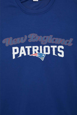DeFactoFit Футболка стандартного кроя с круглым вырезом и короткими рукавами NFL New England Patriots  фото 10