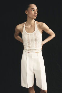 Top halter en punto pointelle - H&m фото 4