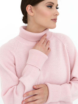 Джемпер кашемировый 12150 розовый