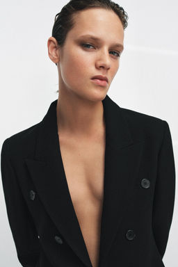 BLAZER ASIM?TRICA ZW COLLECTION / Negro - Zara фото 9