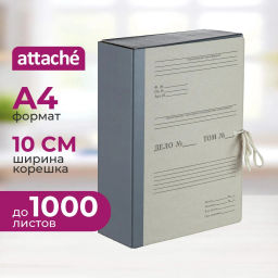 Папка архивная складная Attache 100мм корешок бумвинил