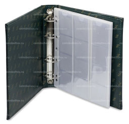 Альбом для монет с 5 листами с защитным шубером формат Numis Зеленый Классический дизайн LEUCHTTURM 301280