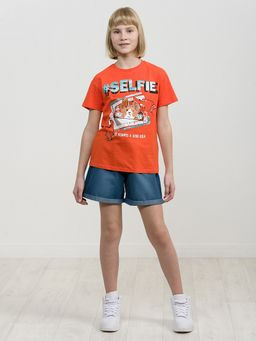 PELICAN, шорты для девочек, Джинс