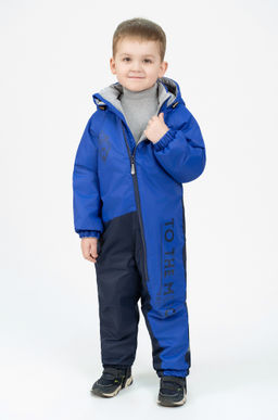 Комбинезон демисезонный синий