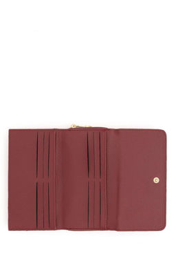 Женский бордовый кошелек Неожиданная скидка в корзине - U.s. polo assn фото 4