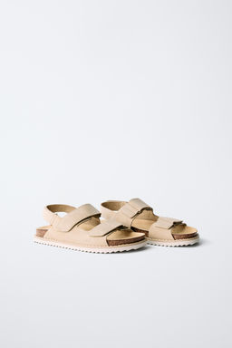SANDALIA PIEL / Marr?n Arena - Zara фото 2