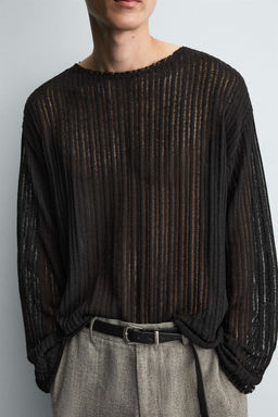 OPEN KNIT SWEATER - Zara фото 6