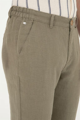 Мужские брюки цвета хаки из плотной ткани Неожиданная скидка в корзине - U.s. polo assn фото 5