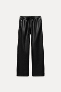 FAUX LEATHER TROUSERS - Zara фото 5