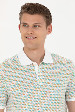 Мужская мятная футболка-поло - U.s. polo assn фото 16